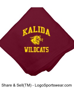 Kalida Wildcats Blanket Design Zoom